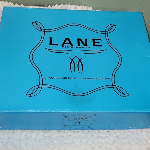 Black Floral w/stacked heel, Lane Fine Boots - Picture 15 of 15